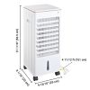 65W 3-in-1 Evaporative Air Cooler features top & bottom water tanks working simultaneously to circulate water around the unit for enhanced cooling eff